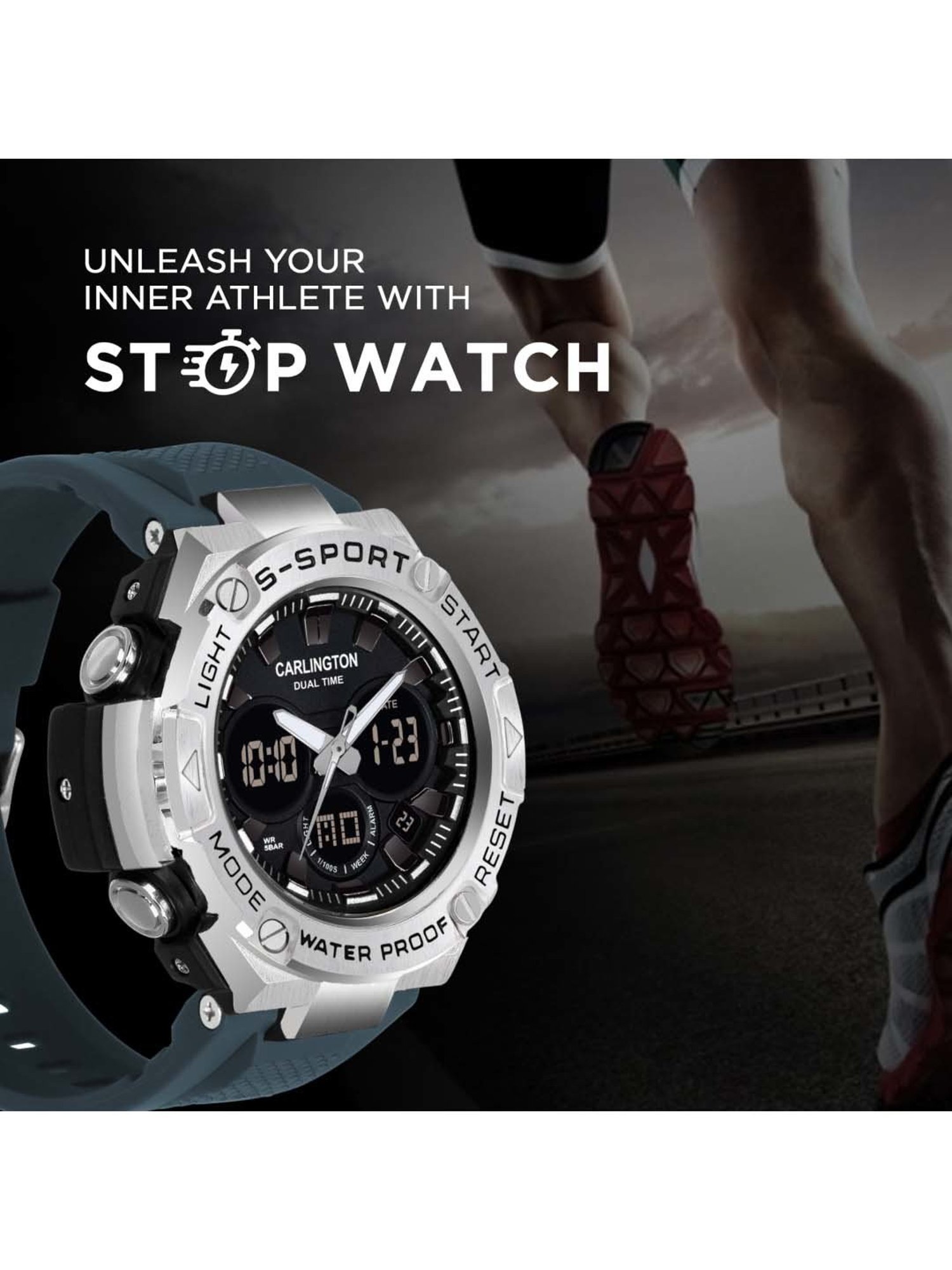 CARLINGTON Endurance 9107 Analog-Digital Watch for Men