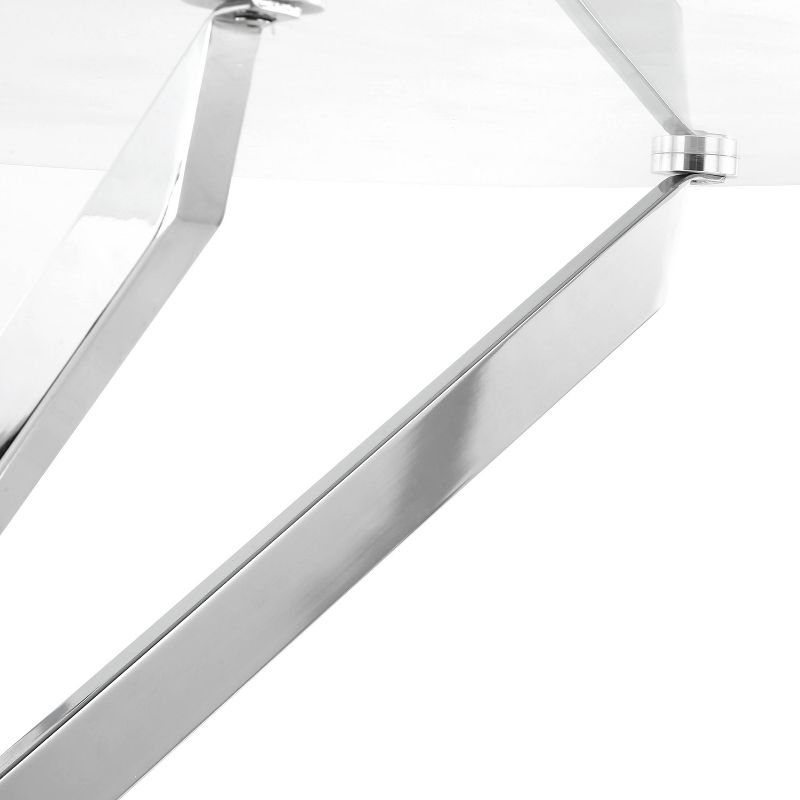 Ernest Glass Dining Table Clear - Poly and Bark