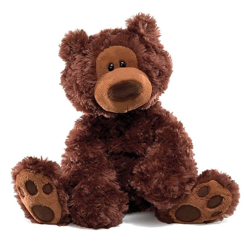 GUND Philbin Teddy Bear 12-Inch Plush - Chocolate Brown