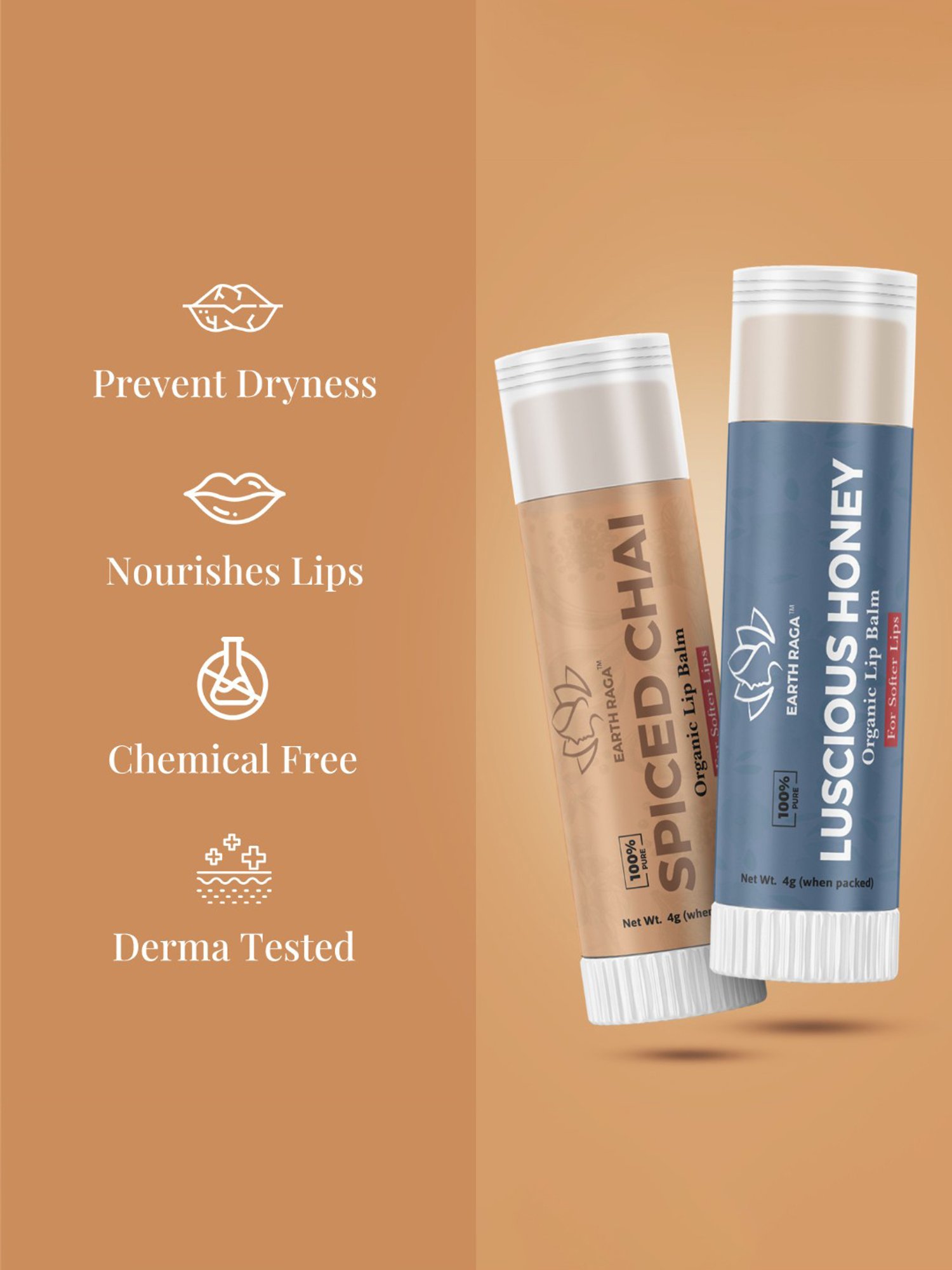 Earthraga Nourishing Lip Balm Set