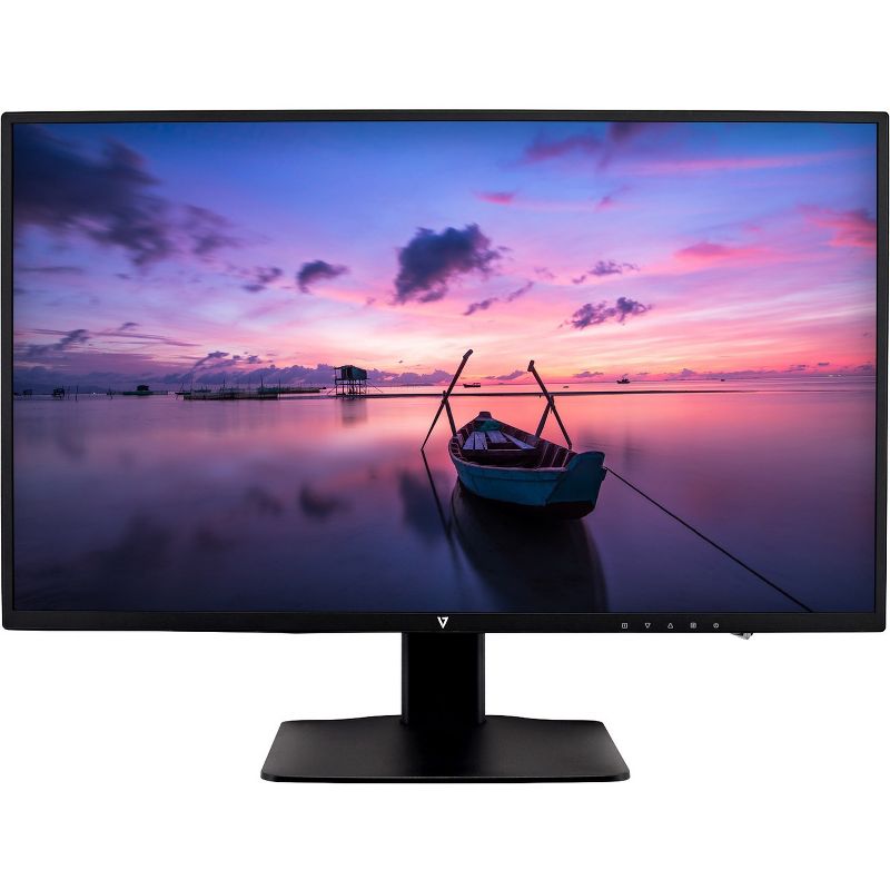 V7 L238E-2N 23.8" Full HD LED LCD Monitor - 16:9 - Black - 1920 x 1080 - 16.7 Million Colors - 250 Nit - 5 ms - DVI - HDMI - VGA - DisplayPort