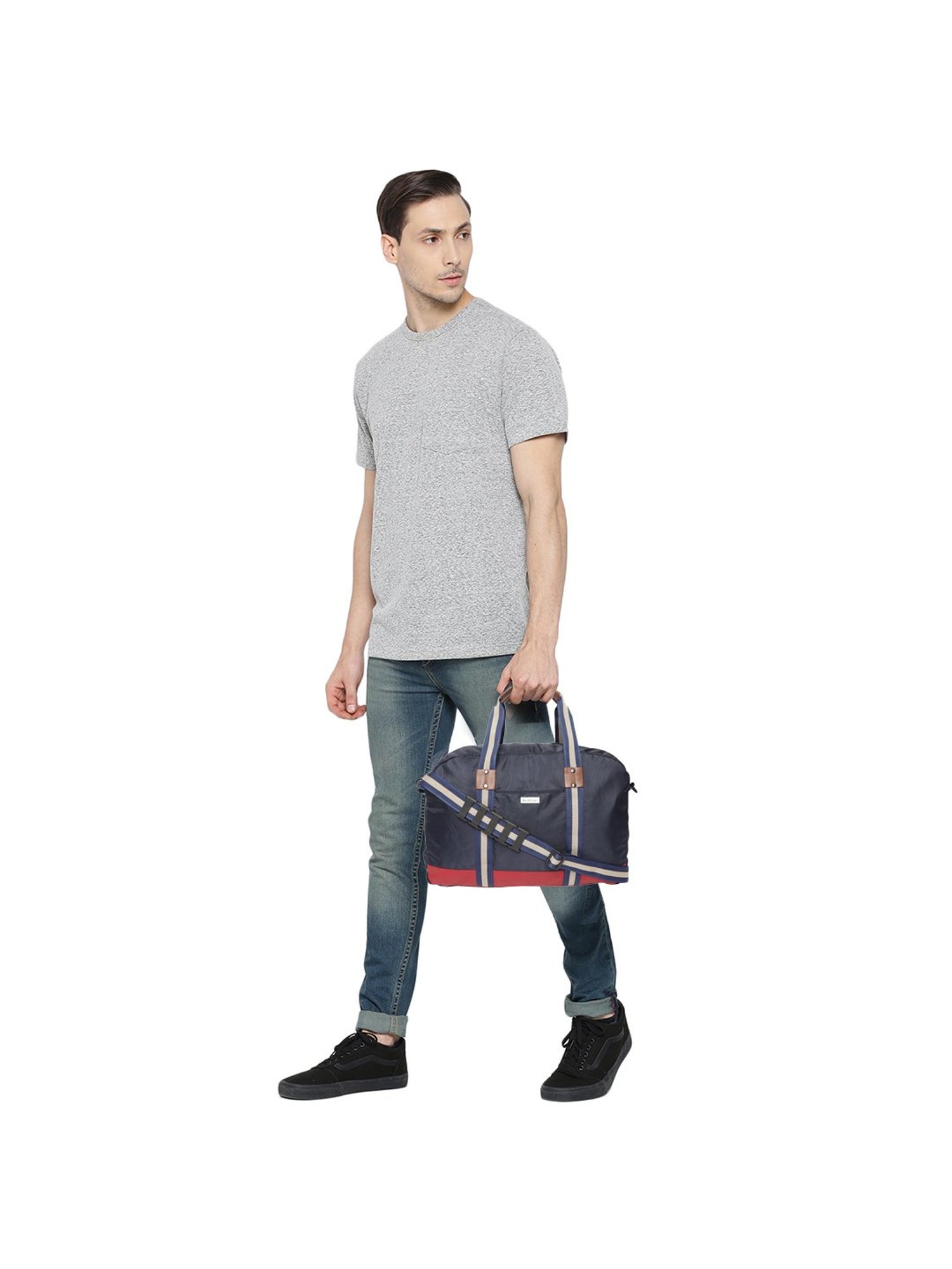 Bad Habit Navy Medium Duffle Bag