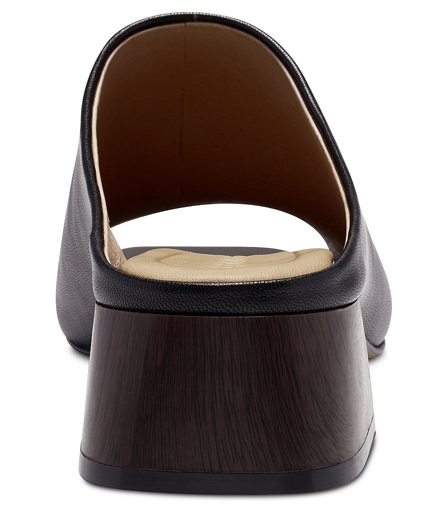 CC Corso Como Jacenia Leather Block Heel Mules