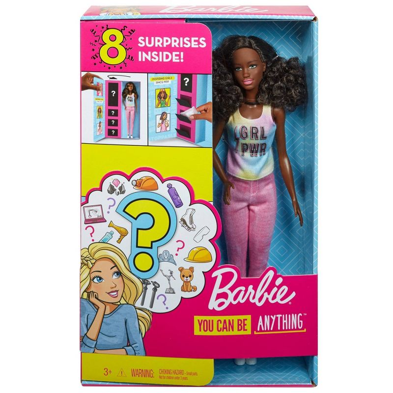 Barbie You Can Be Anything Surprise Brown Hair Doll