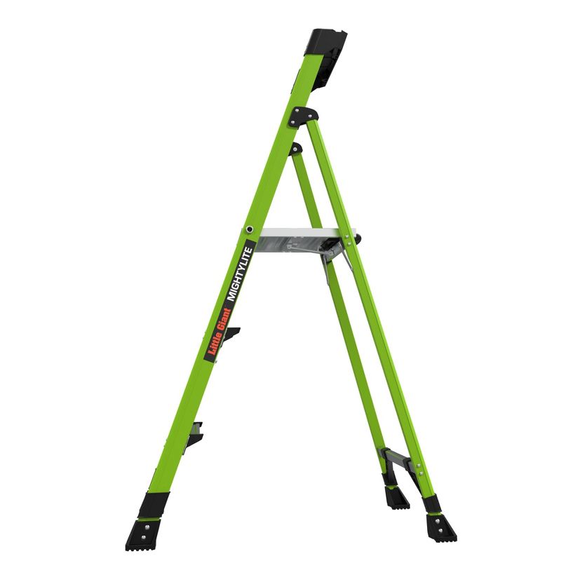 Little Giant Ladder Systems 5' ANSI type IAA 375 lb fiberglass Stepladder Apple Green