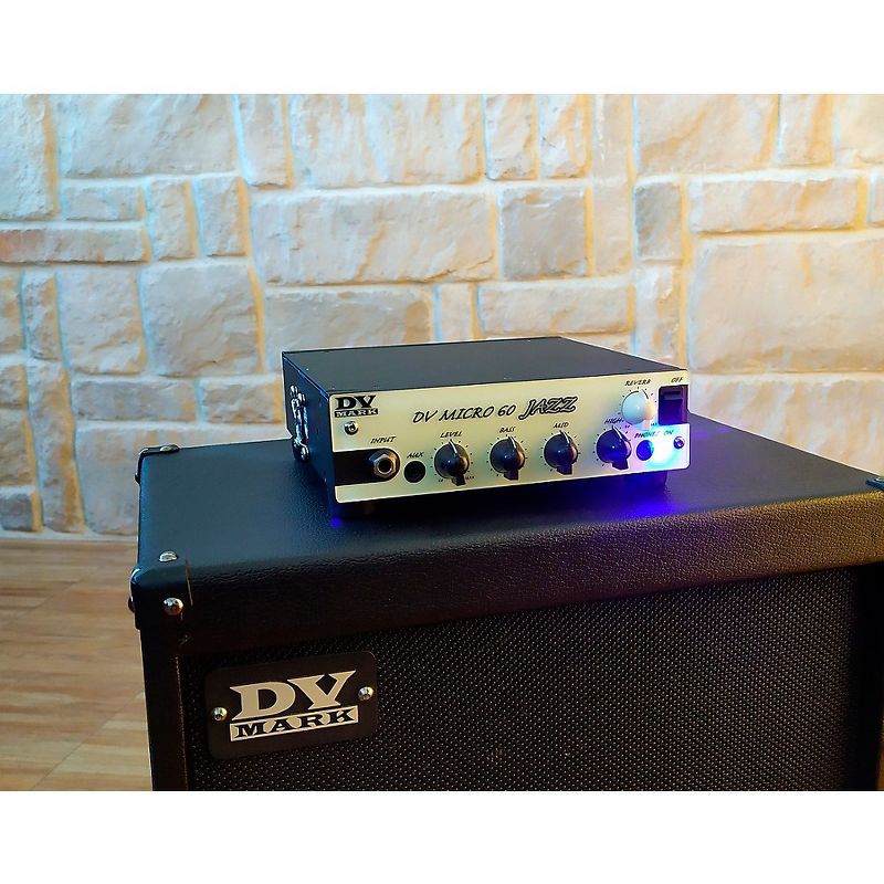 DV Mark DV Micro 60 Jazz 60W Guitar Amp Head Black and Beige