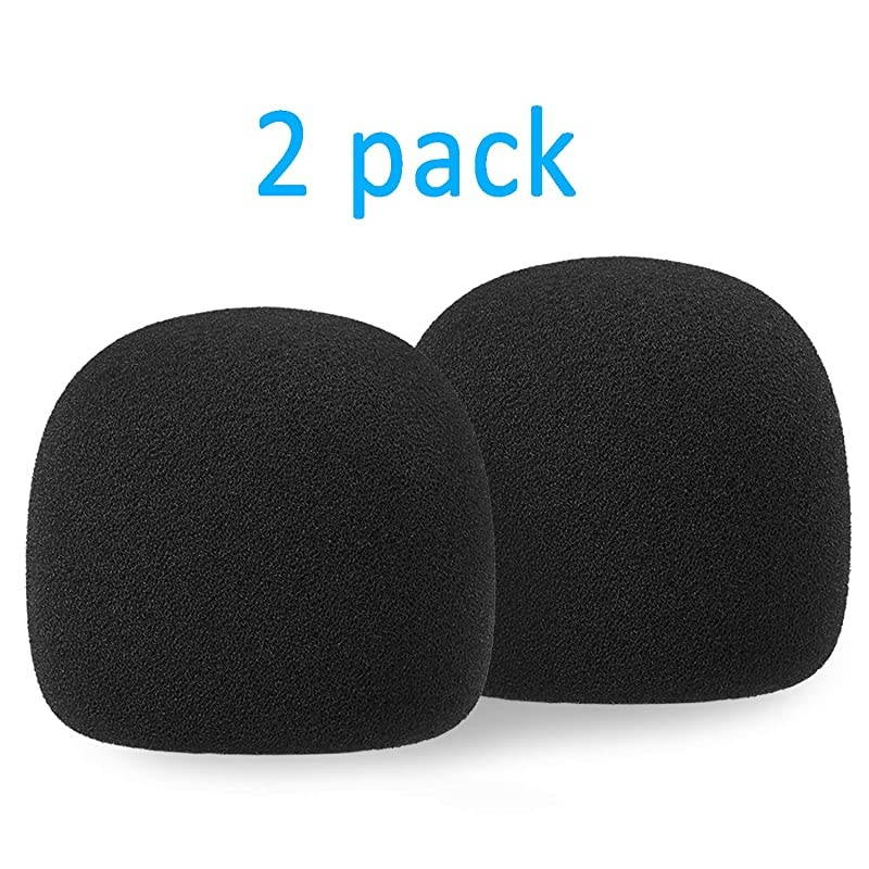 SM57 Pop Filter Foam Cover Mic Windscreen Wind Cover Customized for Shure SM57 Microphone to Blocks Out Plosives by  2 PCS