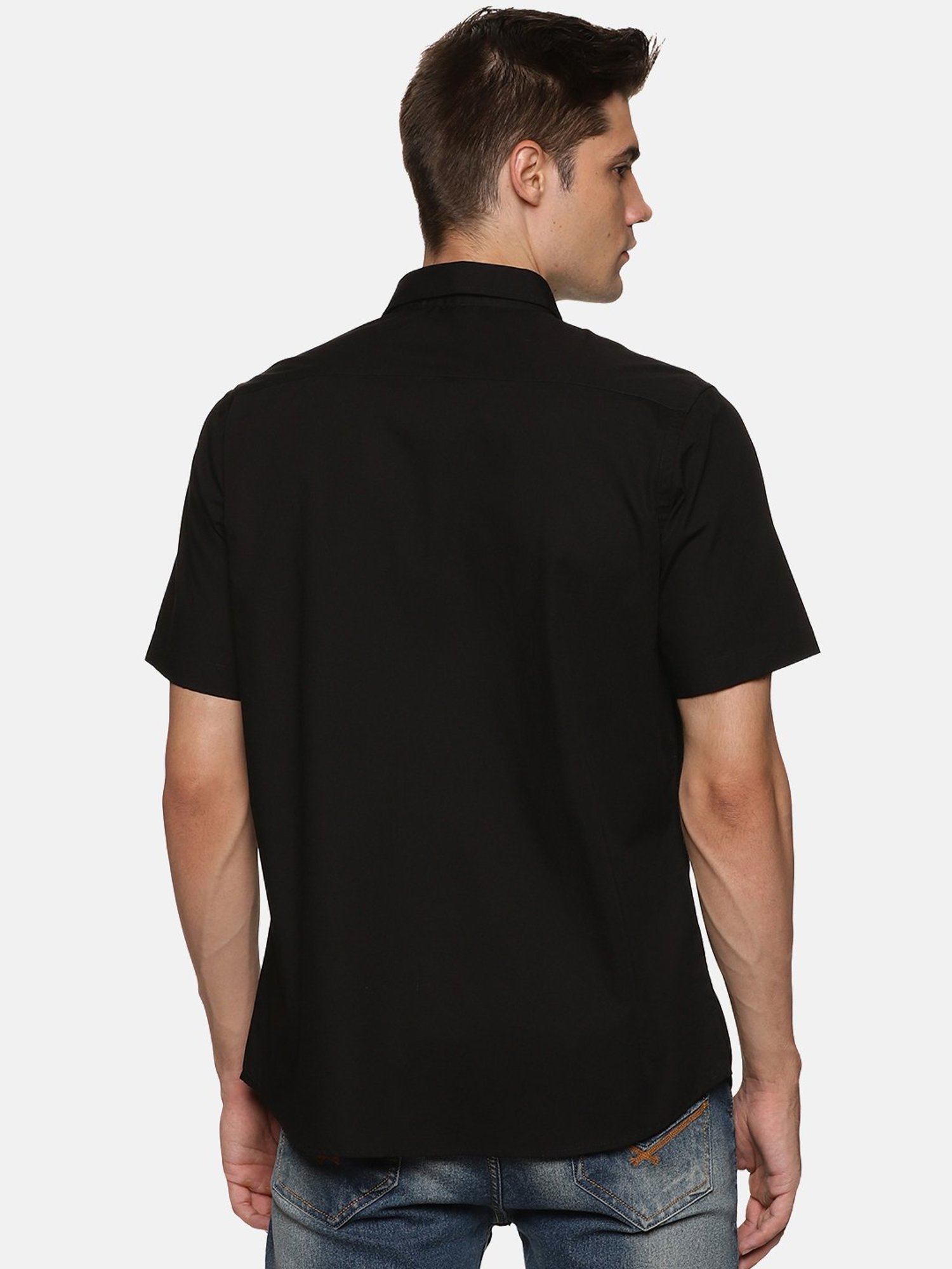 Don Vino Black Regular Fit Shirt