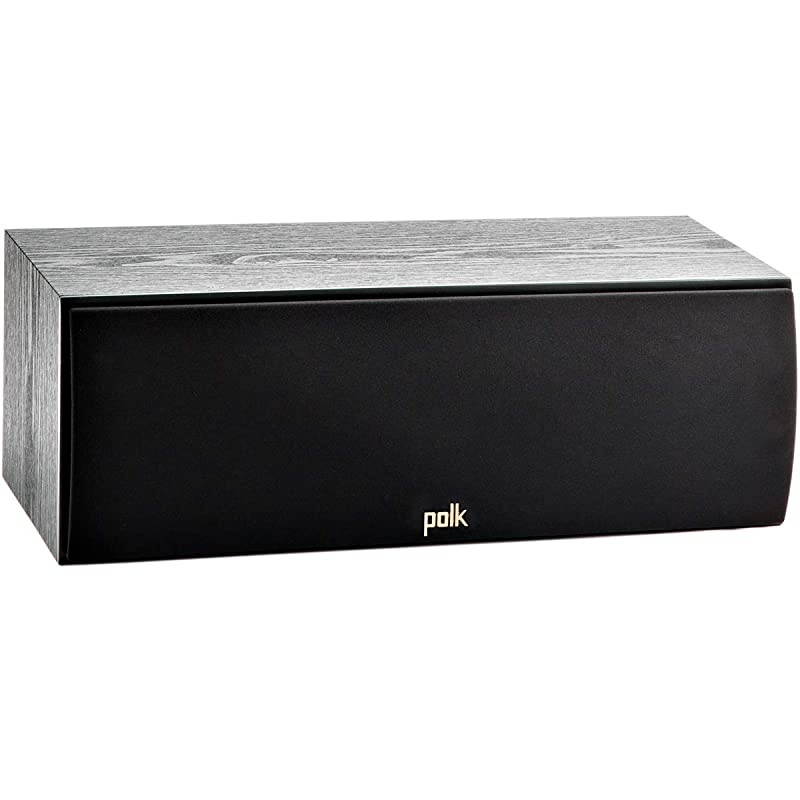 T30 100 Watt Home Theater Center Channel Speaker - Hi-Res Audio with Deep Bass Response | Dolby and DTS Surround | Single, Black