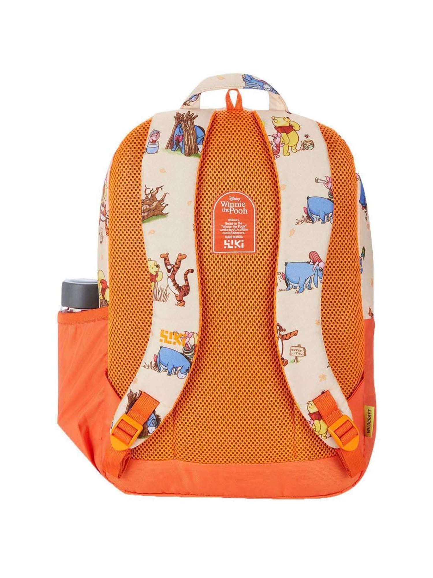 Wiki Wiki Champ_4 24 Ltrs Cream & Orange Medium Backpack
