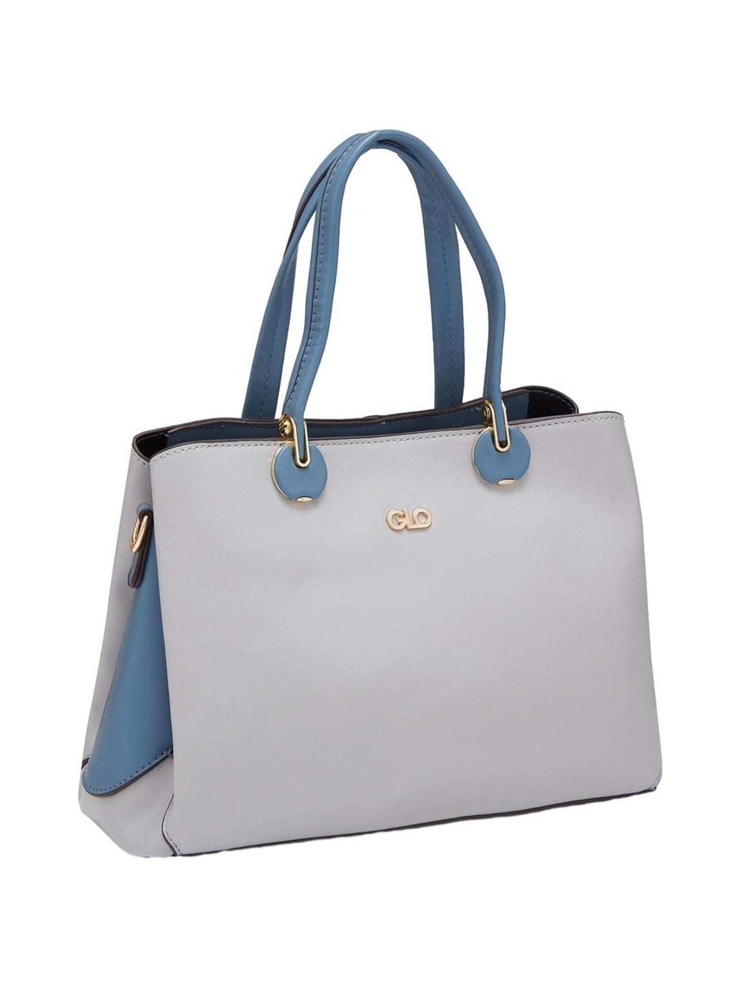 Globus Iceberg Blue Solid Medium Handbag