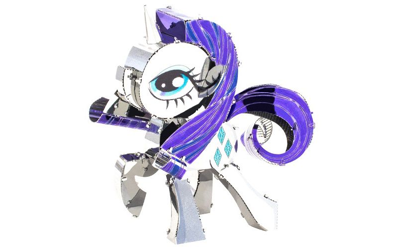 Fascinations Metal Earth My Little Pony Rarity 3D Metal Model Kit