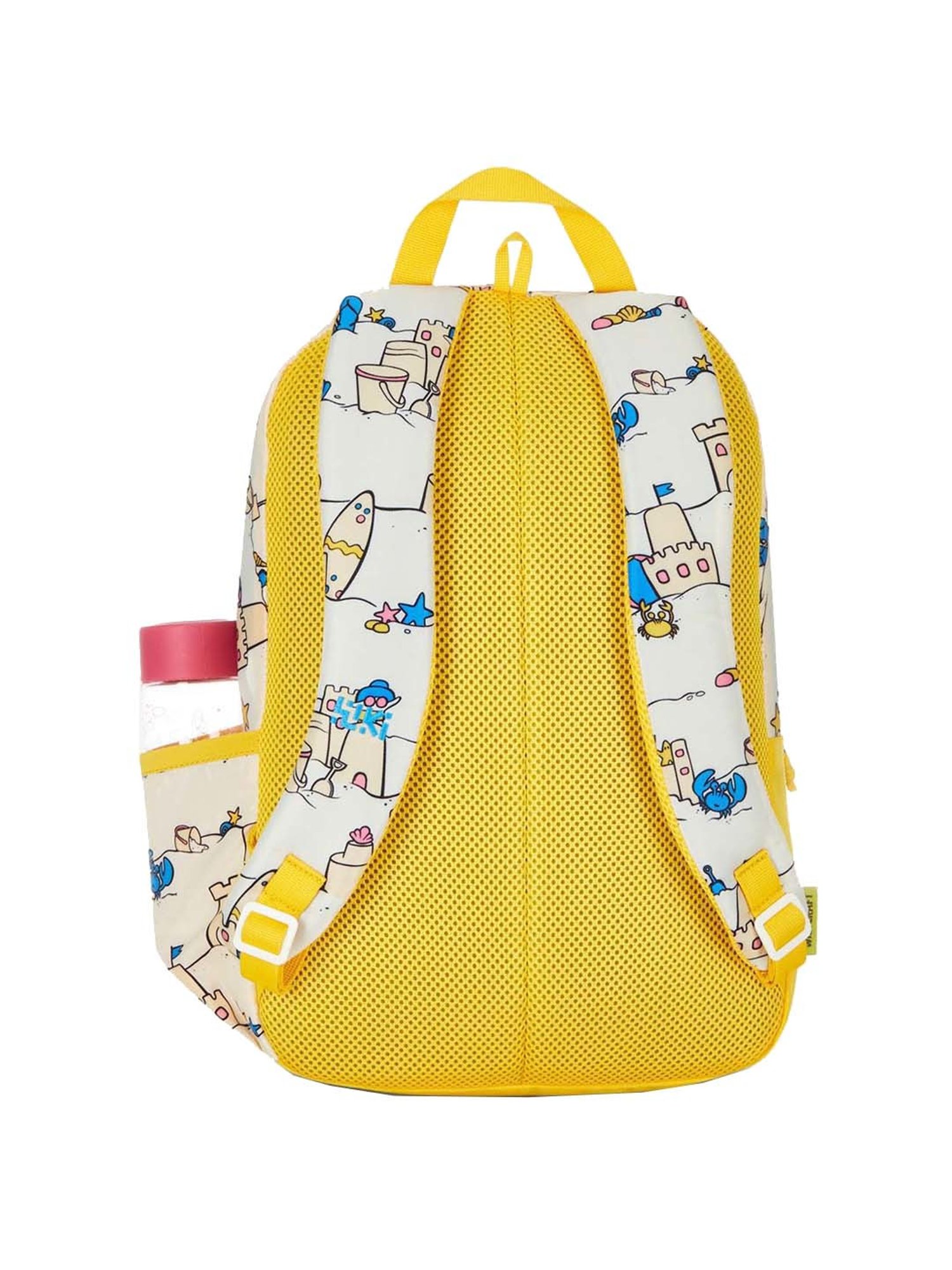 Wiki 15 Ltrs Yellow Medium Backpack