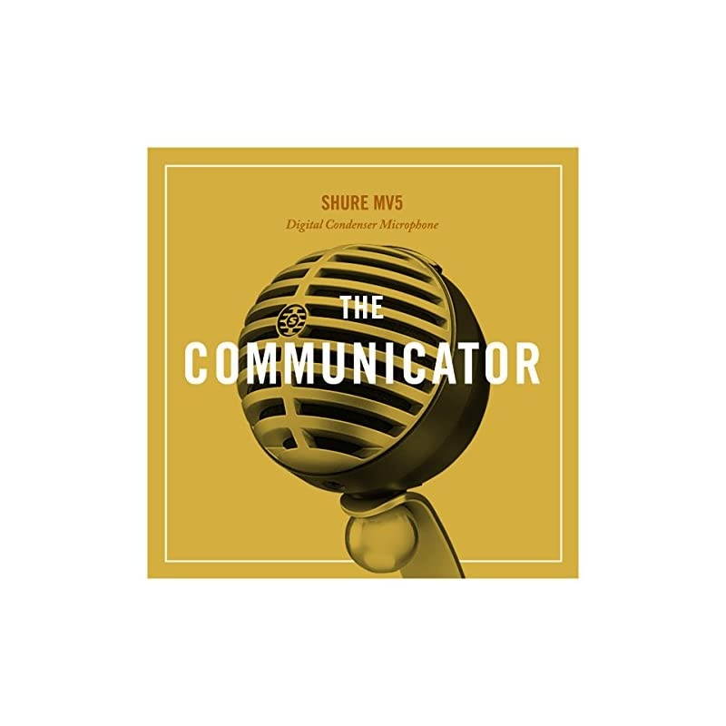 MV5 Digital Condenser Microphone Black + USB Lightning Cable