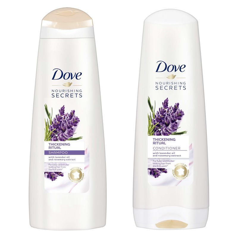 Dove Nourishing Secrets Volume Shampoo for Thinning Hair Thickening Ritual - 12 fl oz