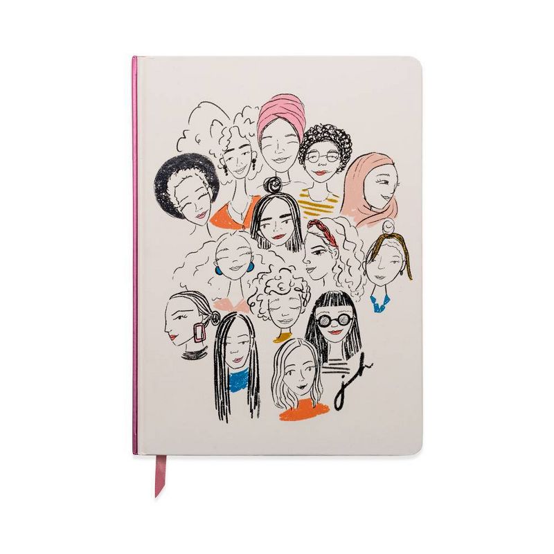 Undated Classic Bookbound Journal 7.5" x 10.5"  Spoonful of Faith Women - DesignWorks Ink