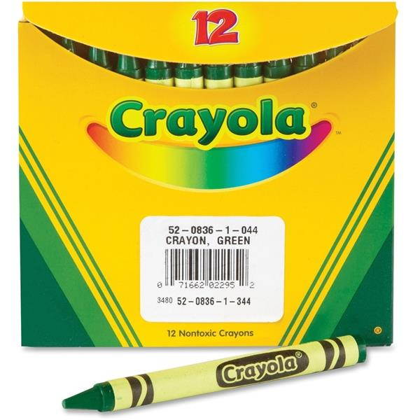 Bulk Crayons, 24BX/CT, Green CYO520836044