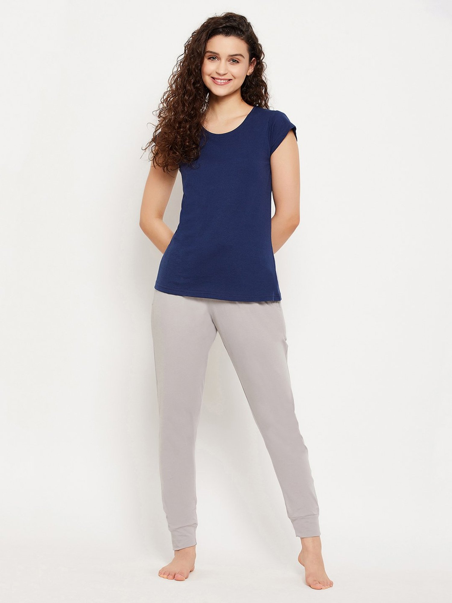 Clovia Blue T-Shirt