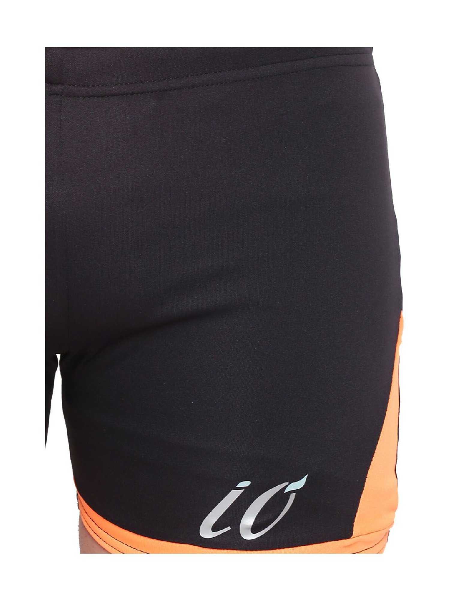 IO Black Skinny Fit Swim Shorts