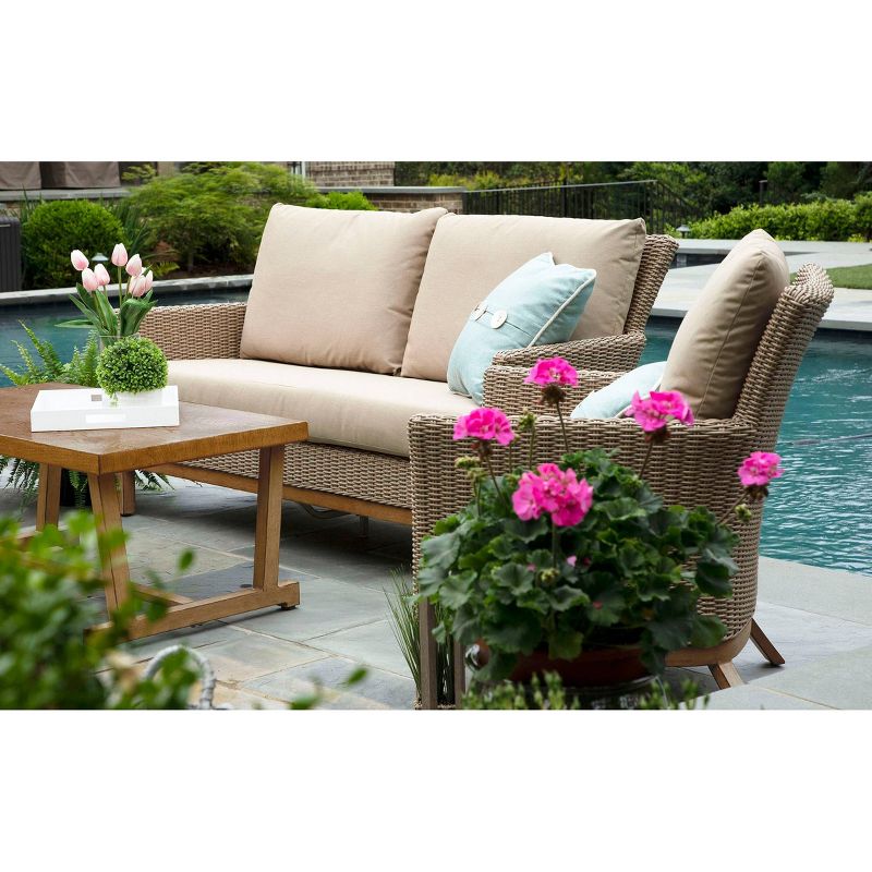 Cottonwood 4pc Sunbrella Deep Seating Set Tan - Canopy Home and Garden
