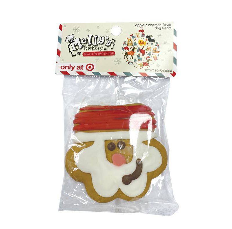 Molly's Barkery Santa Clause Dog Treats - 2.05oz