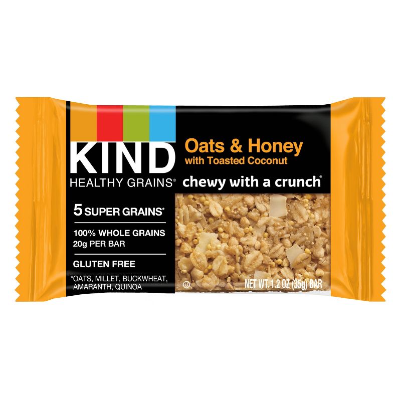 KIND Healthy Grains Bars Oats & Honey - 18oz/15ct