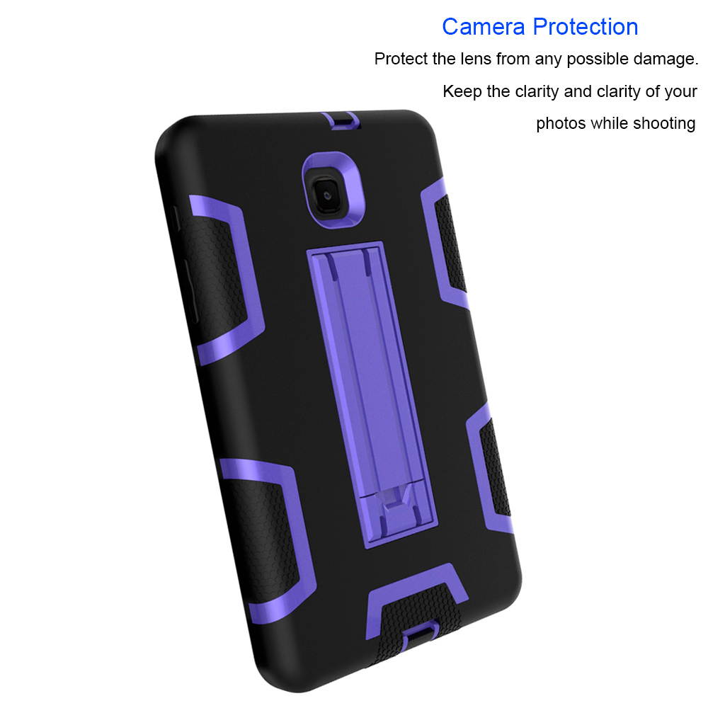 Mignova Case for Galaxy Tab A 8.0 Case 2018,Three Layer Shockproof Armor Defender Full-Body Rugged Protective Case Cover with Stand for Samsung Galaxy Tab A 8.0 2018 SM-T387/T387v