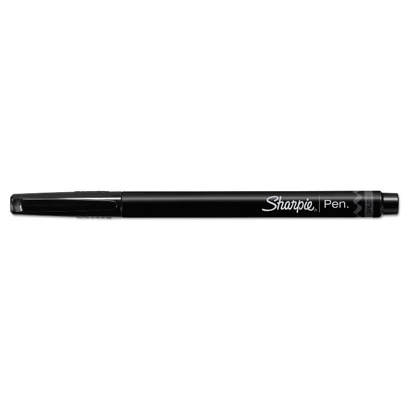Sharpie Brush Tip Pens, Fine Brush Tip, Black, 12/PK 2011280