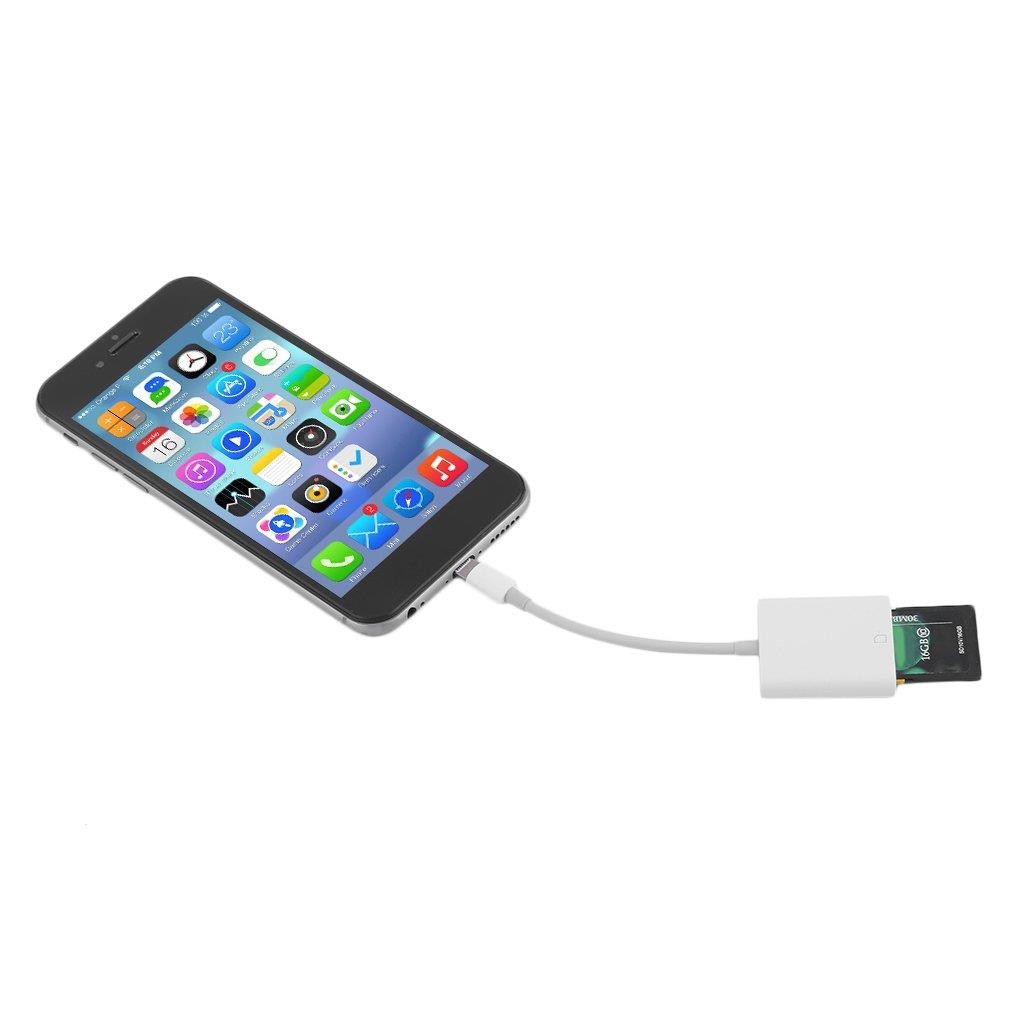 For Apple Port to SD Card Camera Memory Reader Adapter for iPhone