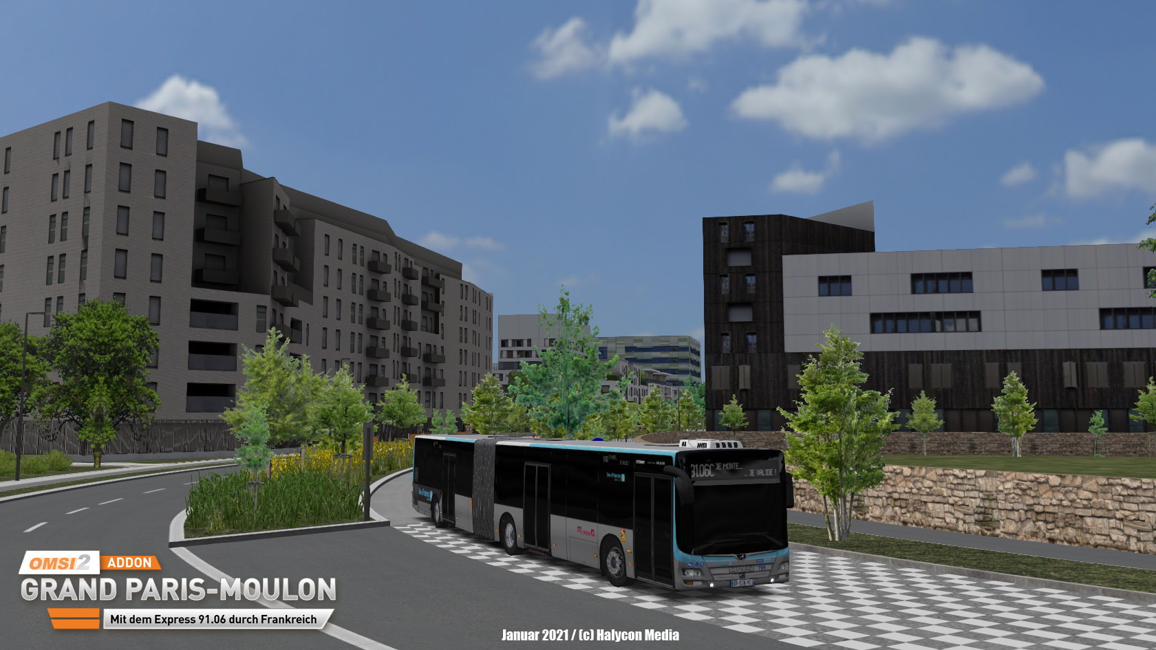 OMSI 2 Add-On E-Bus Hamburg  [Online Game Code]