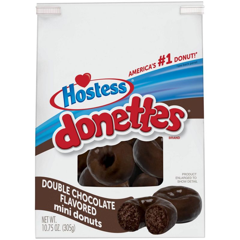 Hostess Double Chocolate Donettes - 10.75oz