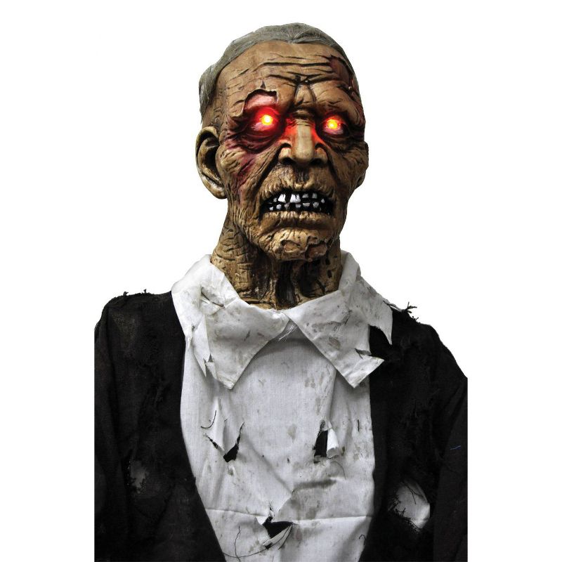 62" Halloween Standing Old Man With Light Up Eyes