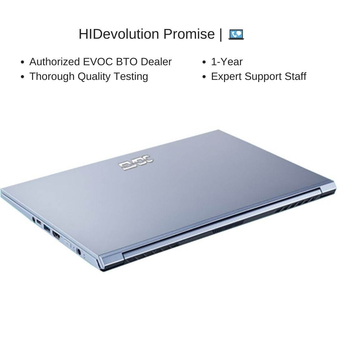 EVOC High Performance Systems NV412 (NV41MZ) 14" FHD, 2.4 GHz i7-1165G7, Intel Iris Xe, 64 GB 3200MHz RAM, 2 TB PCIe SSD