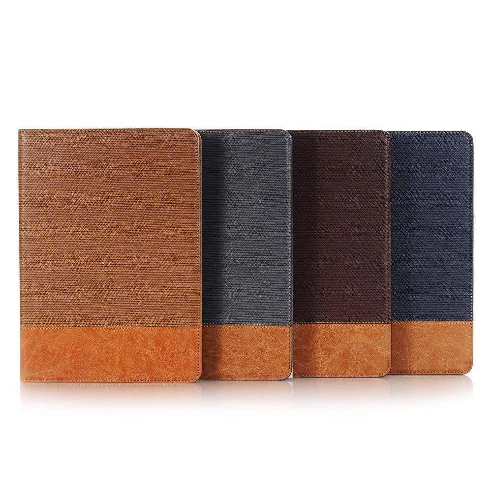 iPad 2017 9.7 Case Cover,Dream Wings Slim Book Style Folio Stand with Auto Sleep / Wake Screen Protective Smart Case for Apple New iPad 9.7 inch 2017 Released Tablet (2017 New iPad, Dark Blue)