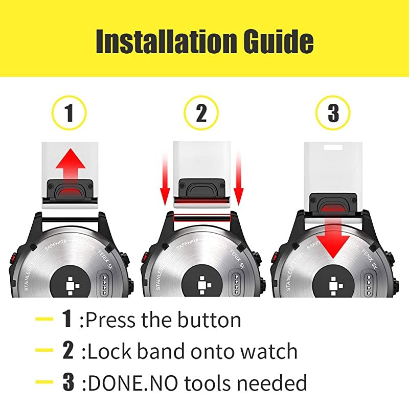 Compatible with Fenix 5 Band Easy Fit 22mm Width Soft Silicone Watch Strap Replacement for Fenix 5Fenix 5 PlusForerunner 935Approach S60Quatix 5 White