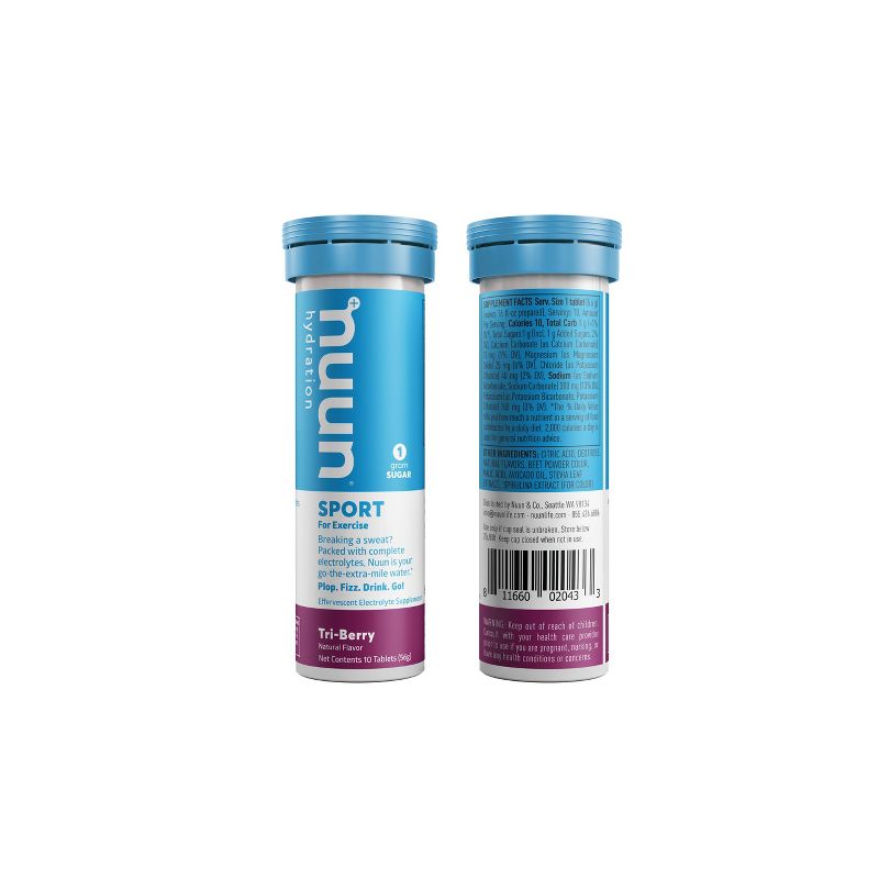 Nuun Hydration Sport Drink Tabs - Tri - Berry 10ct