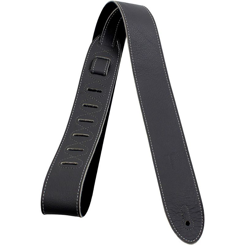 Perri's Leather Guitar Strap Gray 2 in.