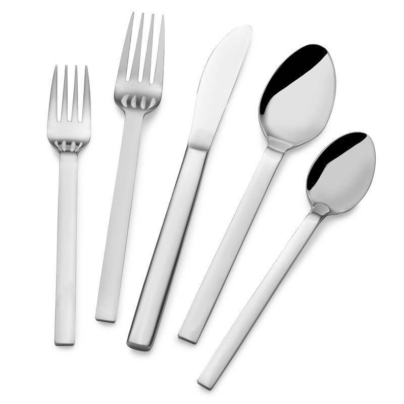 Towle 20pc Stainless Steel Living Forged Graciela Silverware Set