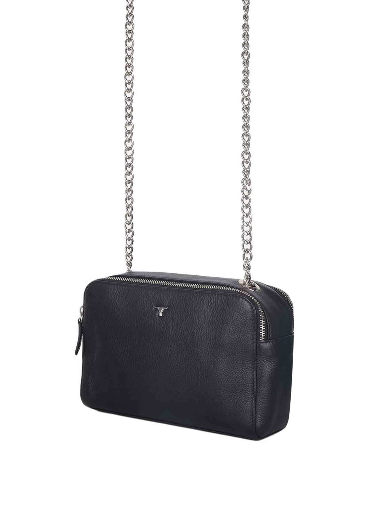 BULCHEE SS 23 Black Solid Small Sling Handbag