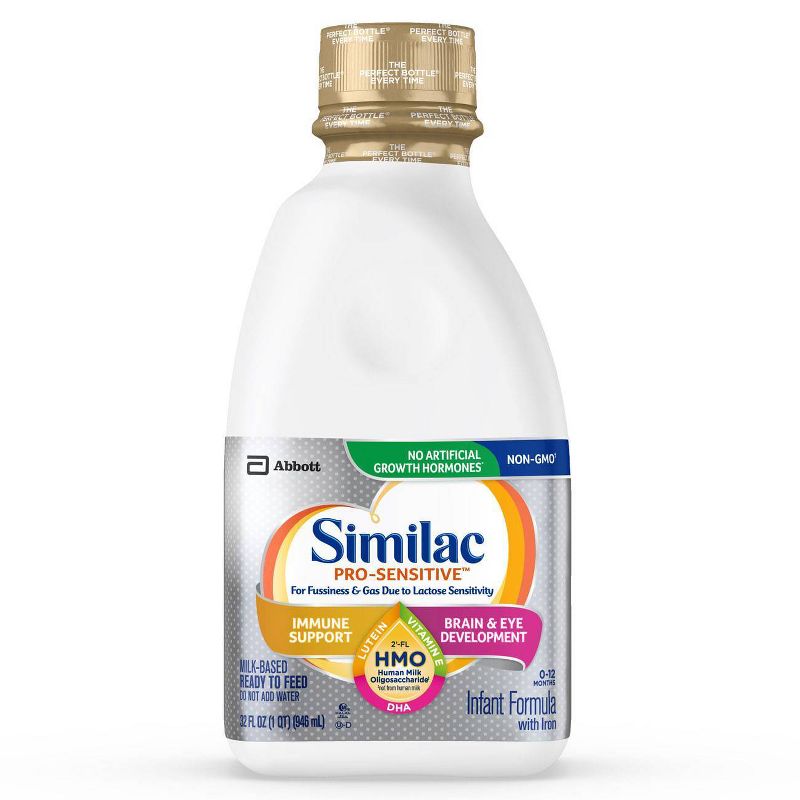 Similac Pro-Sensitive Non-GMO Infant Formula with Iron Ready-to-Feed - 32 fl oz