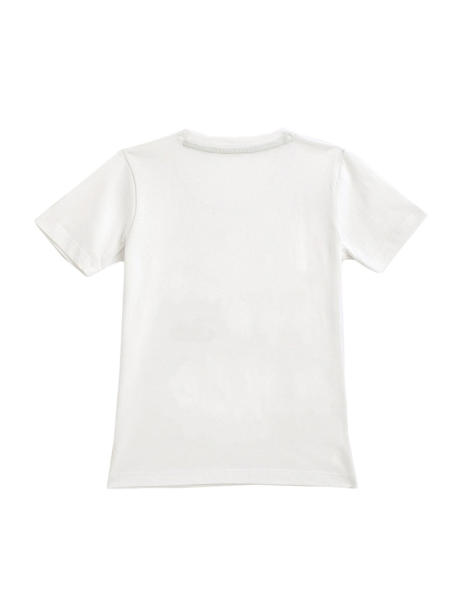 Kids Craft White Cotton Printed T-Shirt & Shorts