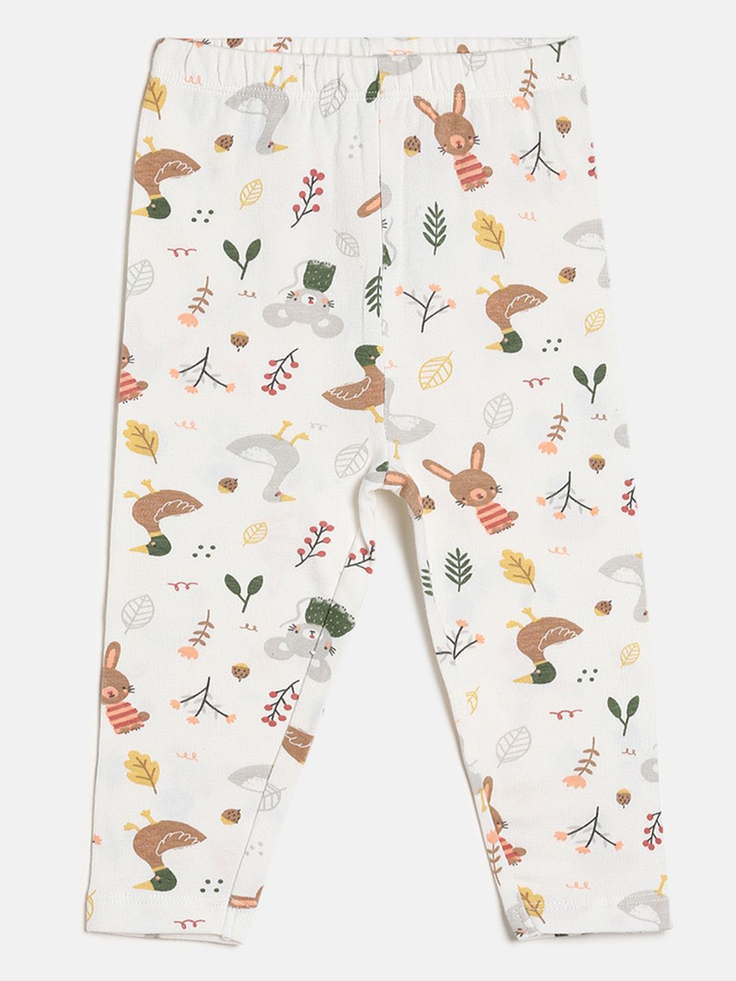 Nino Bambino Kids Multicolor Printed Leggings