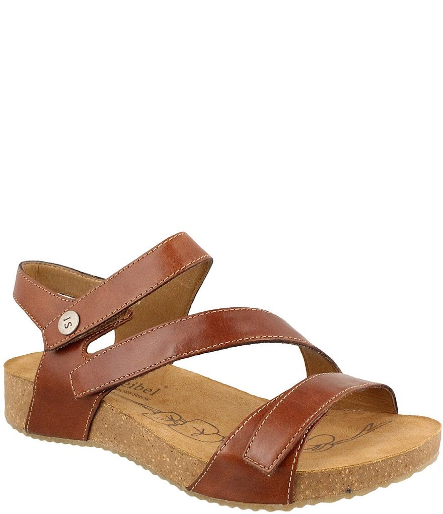 Josef Seibel Tonga 25 Leather Wedge Sandals