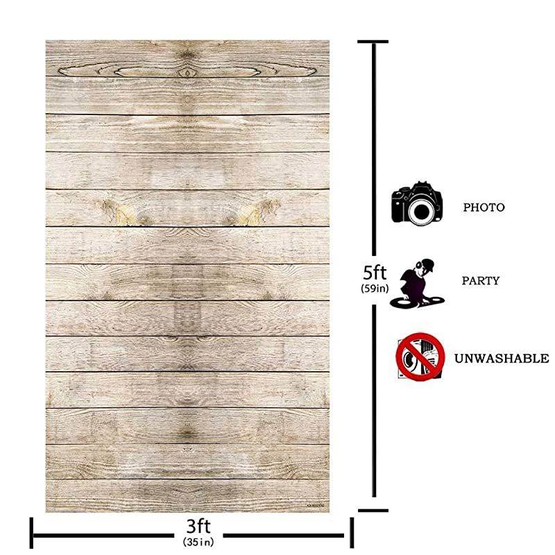 Vinyl Wood Photography Background Backdrops Wooden Board Child Baby Shower Photo Studio Prop Photobooth Photoshoot 3x5ft