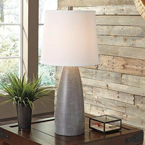 Shavontae Gray Poly Table Lamp L243004 - Set Of 2 Shavontae Gray Poly Table Lamp (2/CN)