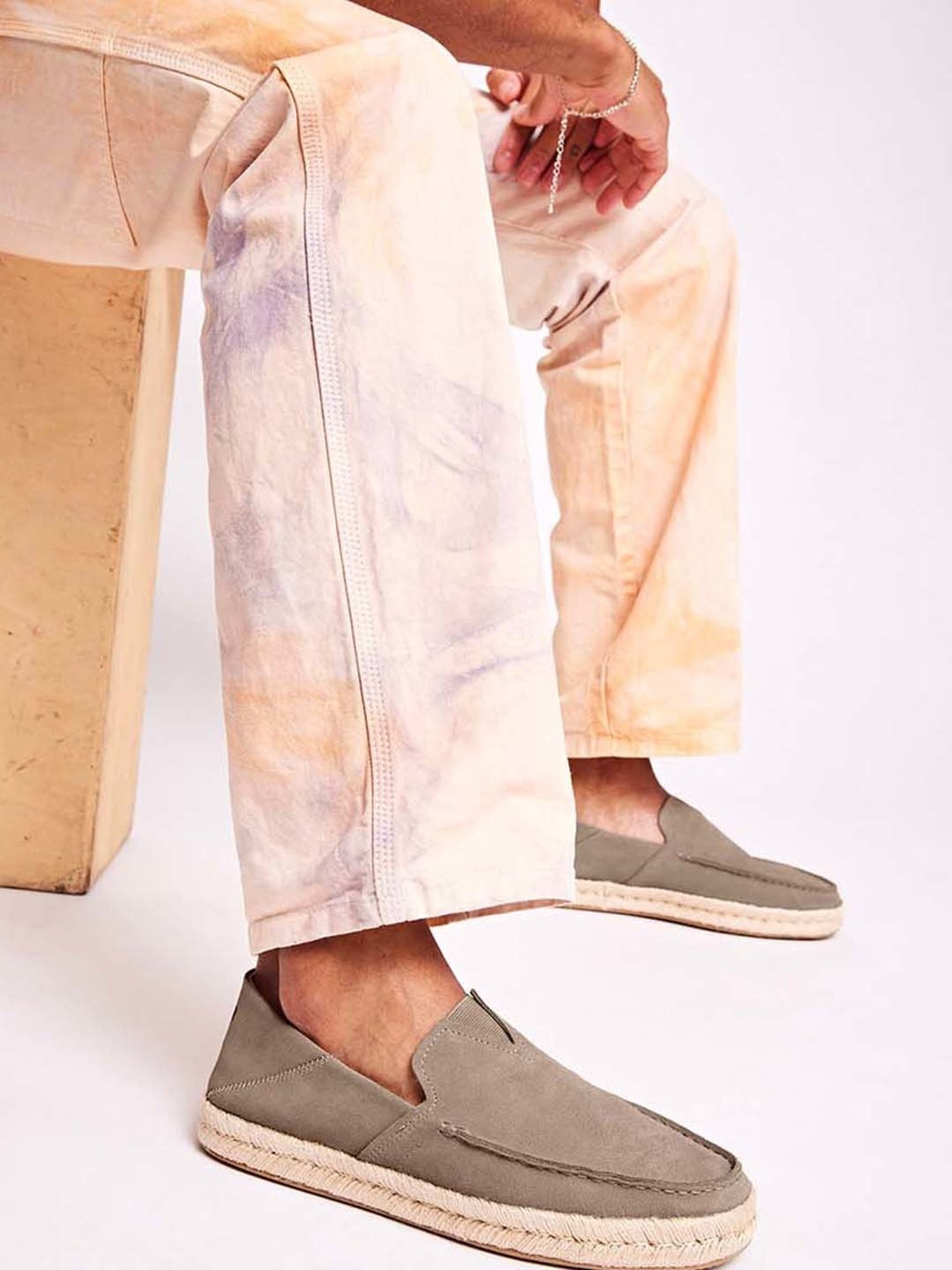 TOMS Alonso Men's Taupe Espadrille Shoes