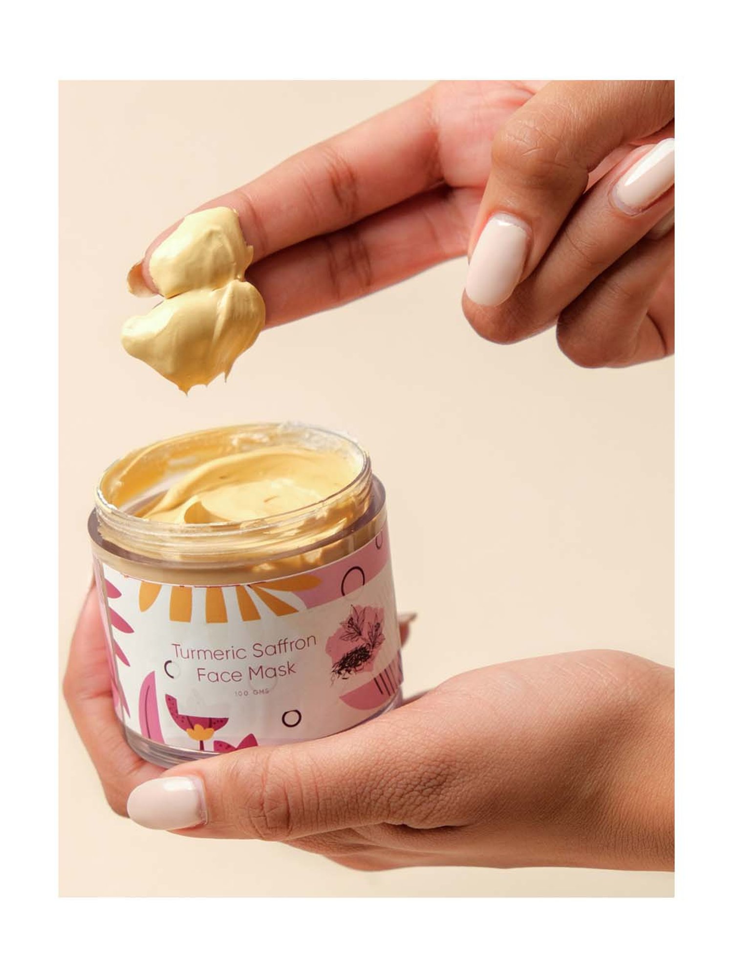 Naturalable Turmeric Saffron Face Mask - 100 gm