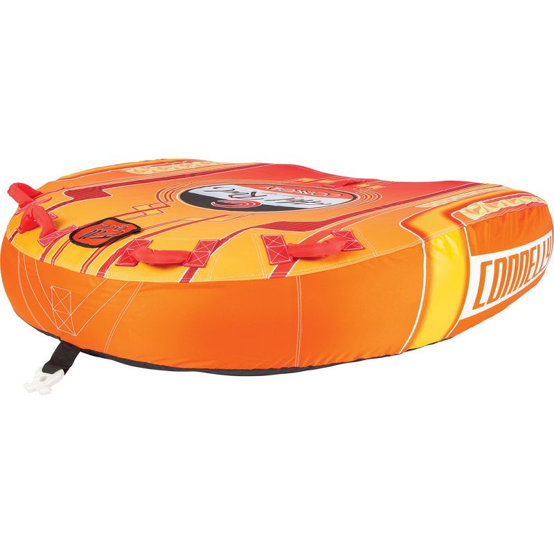 CWB Hot Rod Soft Top Ultra-Plush Inflatable 1 Person Boating Deck Tube, Blue