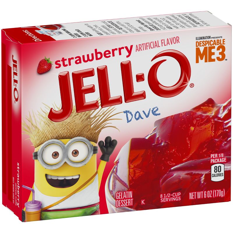 JELL-O Gelatin Strawberry - 6oz