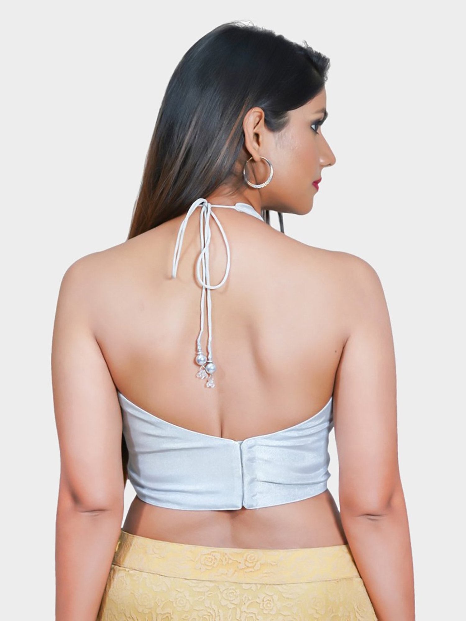 Salwar Studio Silver Blouse